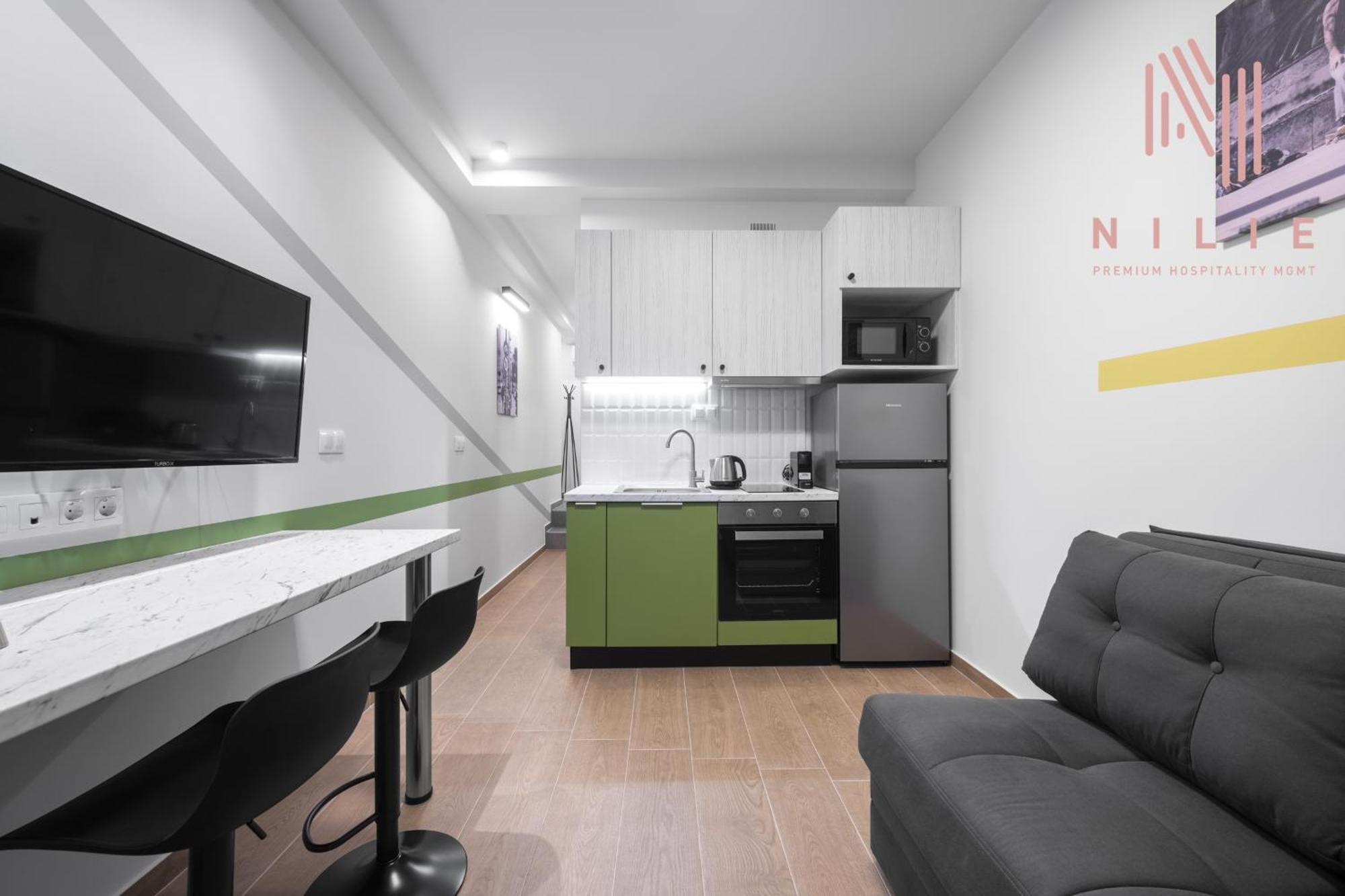 Big Apple Sts, Nilie Hospitality Mgmt Apartment Tesalonika Bagian luar foto