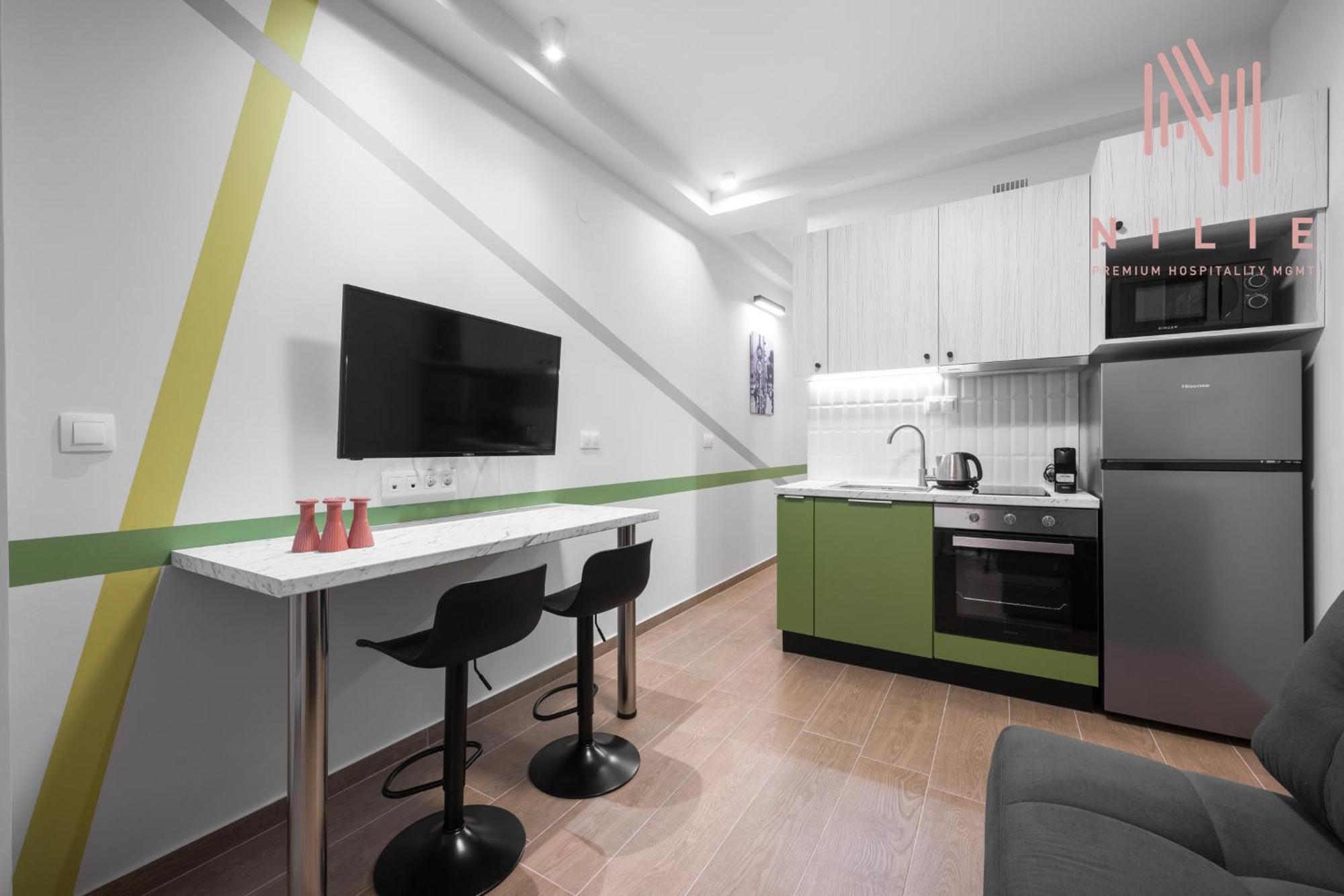 Big Apple Sts, Nilie Hospitality Mgmt Apartment Tesalonika Bagian luar foto